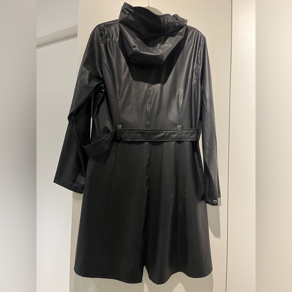 Rains Curve W Belted Raincoat S/M - Picture 3 of 5